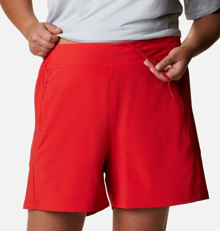 Women's Columbia PFG Tidal II Shorts Red | Plus Size CA-ZL481